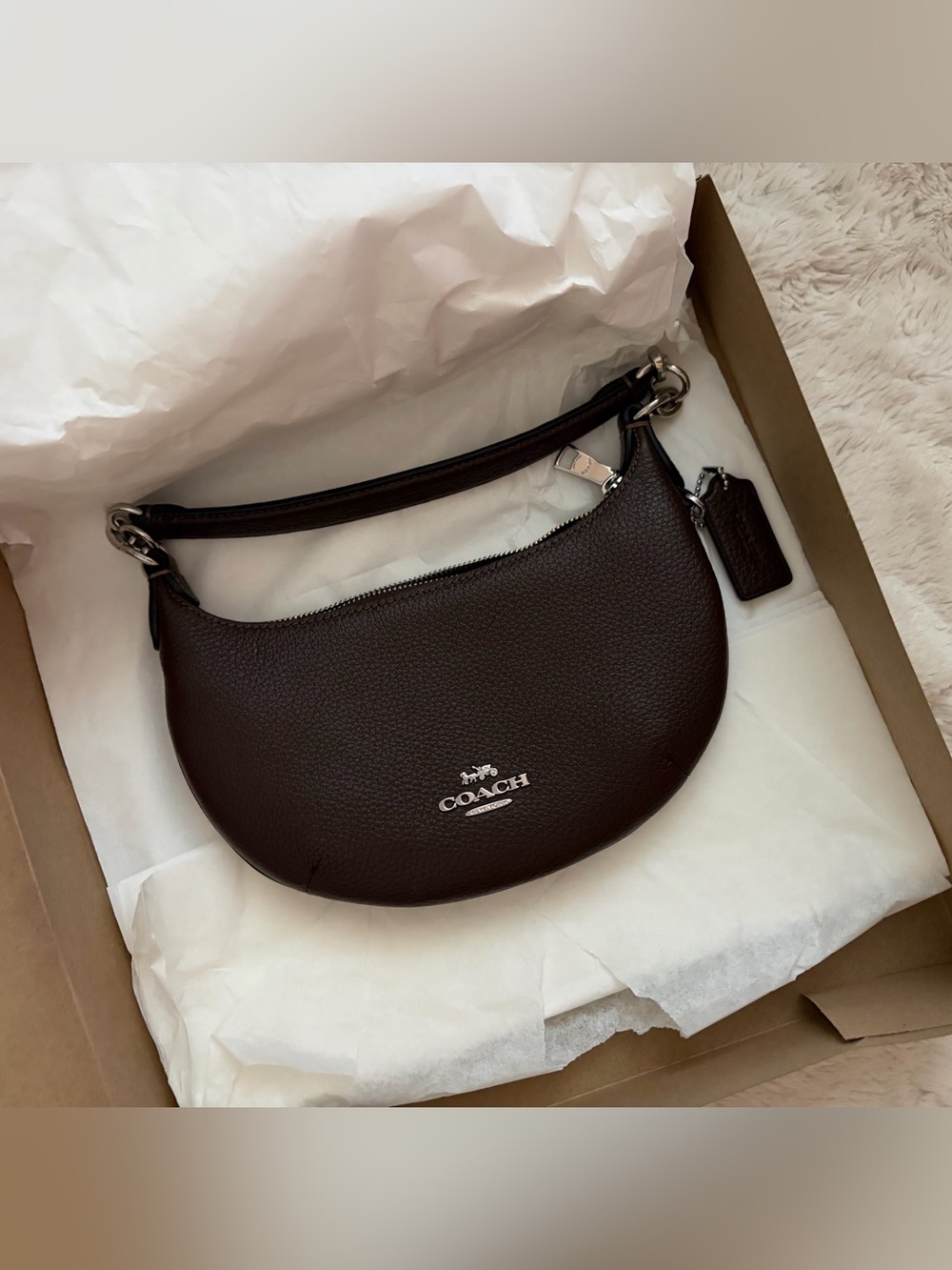 Coach Mini Payton Bag Brown NEW